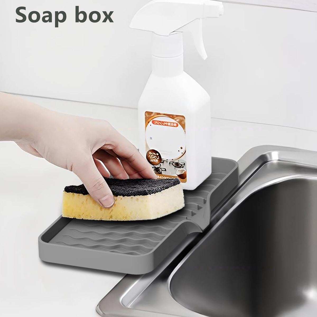 Silicone Tap Washer - Tapete de torneira de silicone bandeja