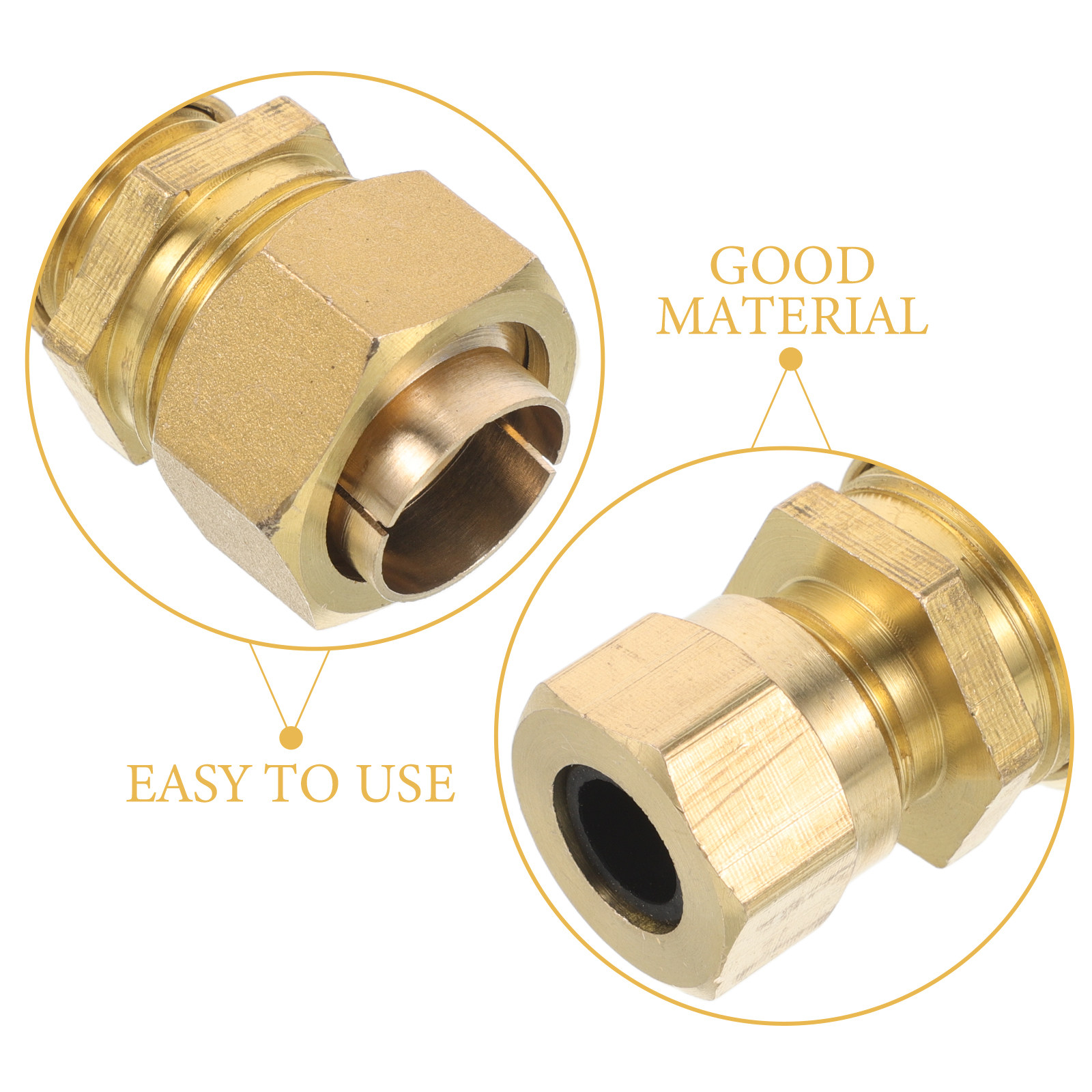 2 Peças Conector Rápido de Lat - Compression Fitting Brass avaliação e preço