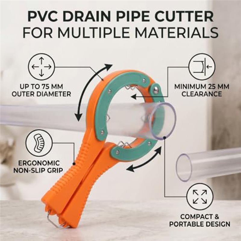 Cortador de tubos RABIT AS59 c - Pipe Cutter Ratchet avaliação e preço